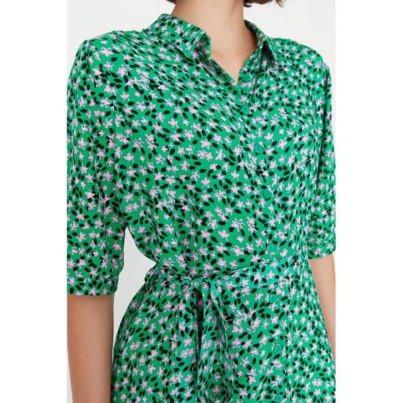 NWT Trendyol Women Regular fit Woven Dress - Picture 9 of 13